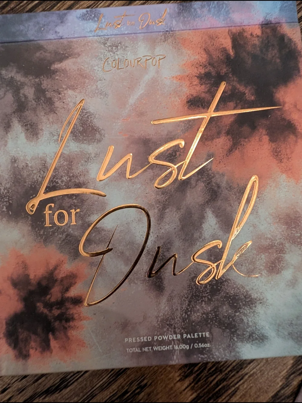 ColourPop Lust For Dusk Palette - New In box, Lightly Swatched